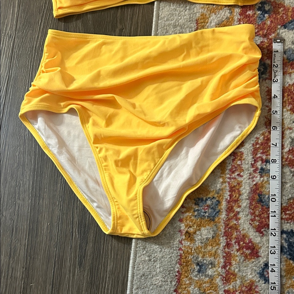 NWT Yellow 2 Piece Bikini - Picture 7 of 8